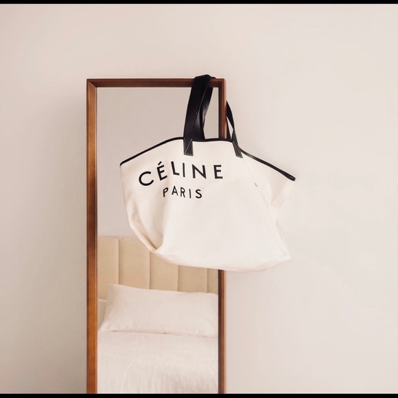 celine canvas tote